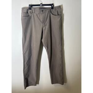 Men's Lululemon Gray Mid Weight Cotton Blend Chinos Sz 40x32
